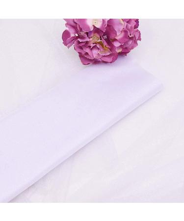 White Crystal Organza Tulle Sheer Fabric Backdrop Curtains 19x30 Yards for Wedding, Baby Shower, Birthday Party - Event Decor - Buy Online on GoSupps.com