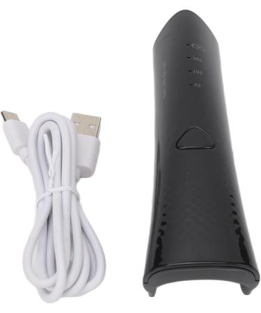 Mini UV Nail Lamp Quick Drying Gel Nail Light with 3 Gears Portable Nail Dryer with Lasting Endurance Compact Size for Home DIY Manicure (Black) - Buy Online on GoSupps.com