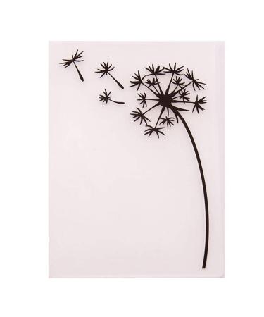 Arrietty Dandelion Flower Plastic Embossing Folders for Scrapbook DIY Album Card Tool Plastic Template Folders Type 8