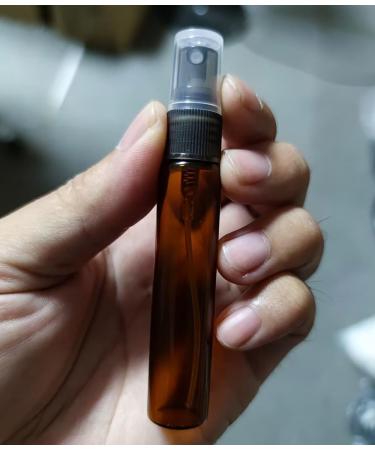 Elfenstall 25 Pack 10ML Portable Refill Atomizer Spray Bottles - Perfect for Travel & Hydrating - Amber Color - Buy Online on GoSupps.com