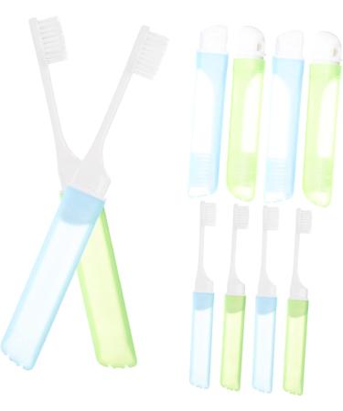 Shop Tovinanna 50-Piece Portable Folding Toothbrush Set - Perfect Travel & Camping Essential | Compact & Collapsible Design - Buy Online on GoSupps.com