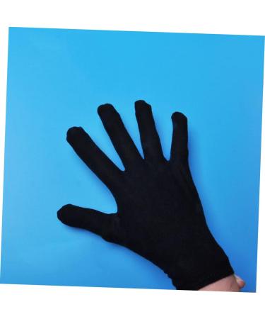 Ipetboom 12 Pairs Safety Warm Gloves Hospital Glove Examination Gloves Moisturizing Gloves Black Stretch Gloves Cotton Gloves Costume Honor Guard Gloves Moisture Wen Wan Work Coin - Buy Online on GoSupps.com