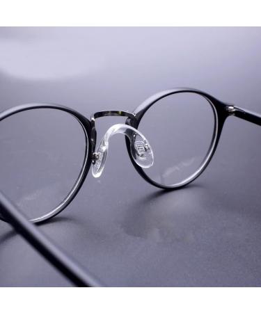 10-Part Silicone Glasses U-Form Screw-In Clear Nasal Pads Set with Micro Screwdriver | CKANDAY 42mm Non-Wing Anti-Drop Saddle Bridge Nose Pads for Glasses & Sunglasses - Buy Online on GoSupps.com