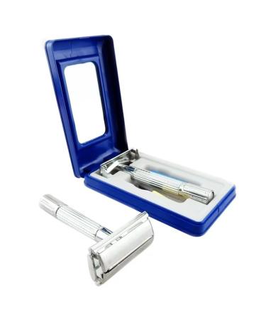 Aiweijia Double Edge Safety Razor Reusable Manual Stainless Steel Shaver Rust-proof Shaving for Men Wet Shaving Barber Beard