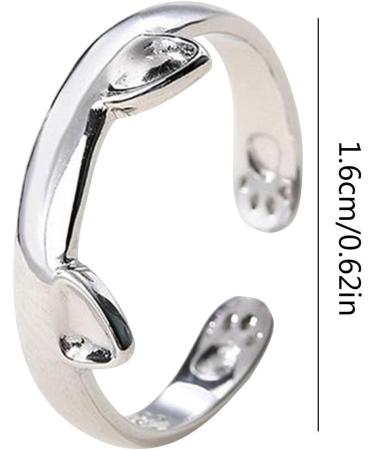 Shop Rosixehird Cat Rings & Open Design Earrings | Fashion Jewelry Gifts for Women Couples & Valentine's Day - Buy Online on GoSupps.com
