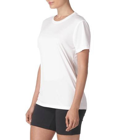 Hanes Women's Cool Dri Performance Short Sleeve T-Shirt - Large, White - Buy Online on GoSupps.com