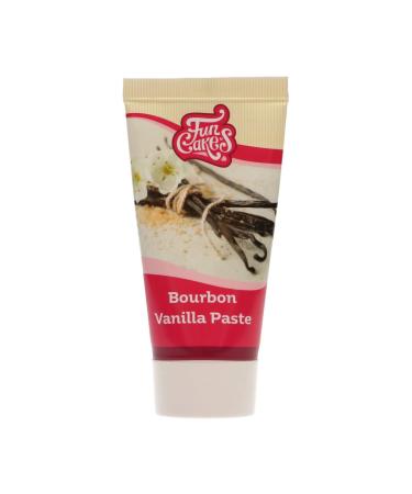 FunCakes Bourbon P te de Vanille Tube 50 ml - Ar me de P tisserie Classique V ritable Vanille pour Cr mes G teaux Gla ages Biscuits Tartes - Halal Adapt aux V g tariens et aux V g taliens
