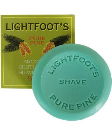 Lightfoot's Classic Pine British London Creme Shave Shaving Soap Men