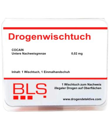 Bavarian Lifescience Surface & Wipe Test - Wipe for detecting cocaine on surfaces - Double pack
