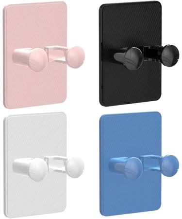 Yangqi Self Adhesive Adjustable Hooks - Strong & Stylish Suction Hooks for Kitchen Bathroom & Bedroom - Black - Buy Online on GoSupps.com