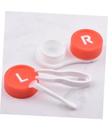 Partykindom 8-Set Contact Lens Storage Container - Practical Travel Etui with Mirror - Interchangeable Eye Box - Buy Online on GoSupps.com