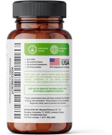BIOCYST by BIONEAL - Urinary Tract UT Cleanse & Bladder Health - Convenient 1 Cap Daily Dosing - Quad-Action Flush for Impurities - 60 Vegetarian Soft Capsules - Buy Online on GoSupps.com