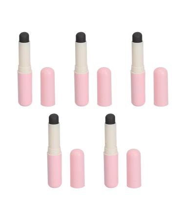 5PCS Silicone Lip Brush Set Professional Smudge Concealer Round Head Portable Cosmetic Makeup Lipstick Brush Set