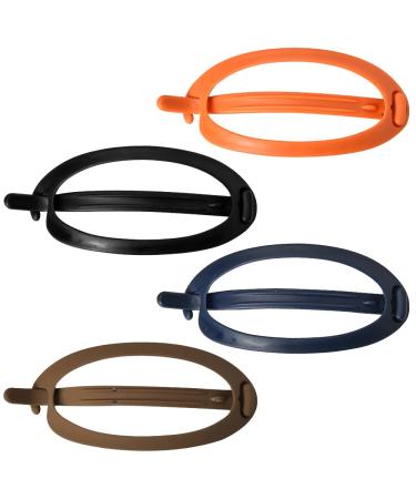 French Hair Barrette Clips Large Hair Clips for French Twist Clip for Bun Ponytail Holder Closure Hair Slide No Slip Grip Hairpins Matte Hair Claw Clips Accessories for Women Girls