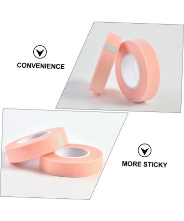 Ipetboom 12 Rolls Eyelash Tape Foam Lash Tape Eyelash Planting Strip Grafting Eyelash Tool Medical Tape Beauty Salon Supplies Microporous Fake Eyelashes Non-woven Tape Pink - Buy Online on GoSupps.com