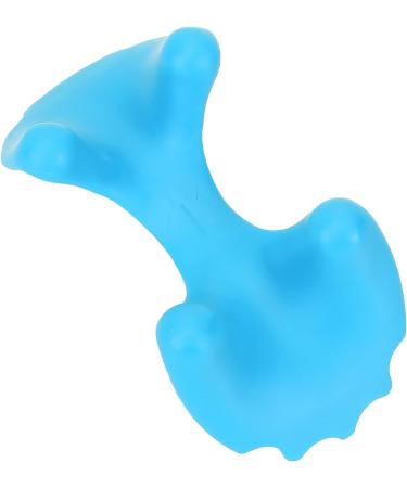 Verdant Touch Traction Pillow Portable Cervical Neck Stretcher for Pain Relief | Orthopedic Blue Pillow for Head and Neck Support - Buy Online on GoSupps.com