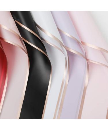 BBJ WRAPS Waterproof Floral Wrapping Paper - 20 Sheets Pink | Korean Florist Supplies - Buy Online on GoSupps.com