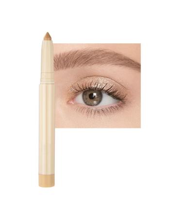 Pearlescent Eyeshadow Pencil Stick Lasting Glitter Shimmer Eye Shadow Pen Eyeliner Stick Eyes Make Up Tools Waterproof 22 Colors (Color : NO.13)