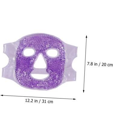 Angoily Ice Beauty Ice Gel Reusable Allergies Relief Anti-Wrinkle Anti-Aging Cooling Facial Hot Cold Cosmetic Big PVC Purple - Buy Online on GoSupps.com