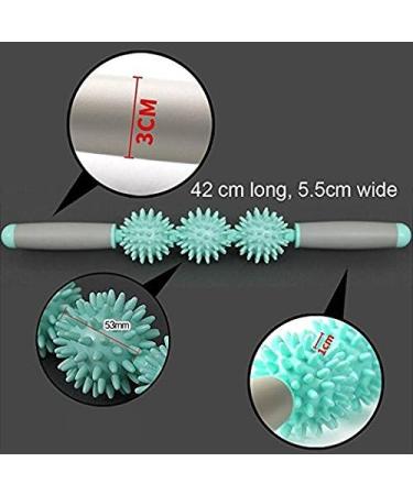 Massage Roller Stick - Spiked Acupressure Therapy for Legs Back Arms & Thighs | Vlfit (3 Balls) - Improve Recovery & Relieve Muscle Tension - Buy Online on GoSupps.com