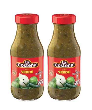 La Costena Green Mexican Salsa Medium - 250g (2 Pack) | Authentic Flavor International Shipping - Buy Online on GoSupps.com