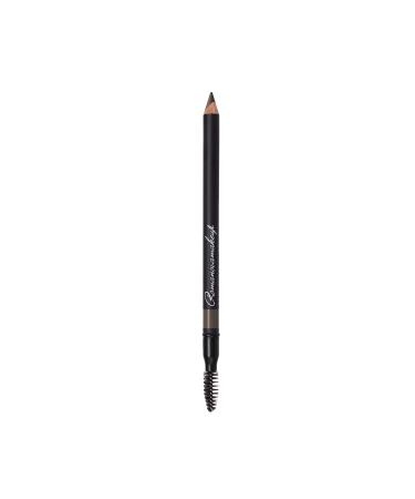Sexy Eyebrow Pencil TAUPE. Natural Smudge Free Long lasting Ultra Fine Brow Defining Dual End Pencil by Romanovamakeup with Built-in Brush. Grayish-Brown Shade Pen for Blonde and Brunette Hair.