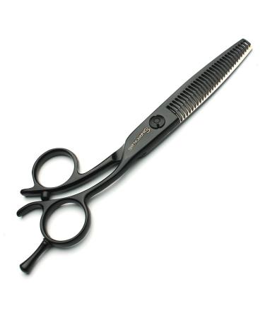 6" black hair cutting scissors kits clipper japanese hairdressing scissors(6-inch Thin Scissors-C)