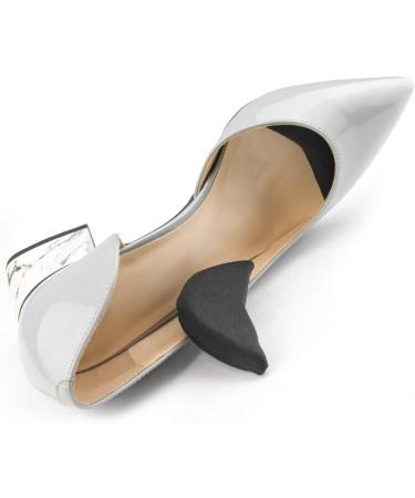 2 Pairs Black Shoe Filler Toe Plugs for Big Shoes - Unisex High Heel Inserts - Buy Online on GoSupps.com