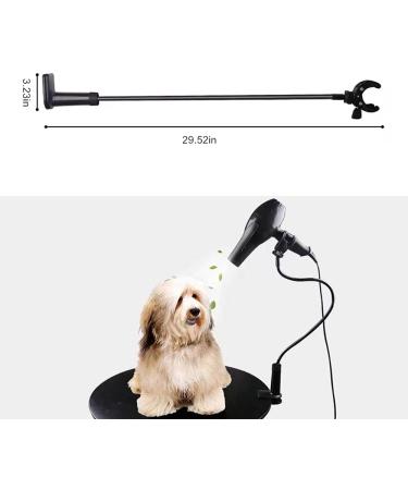 FOUUA Dog Hair Dryer Stand | Hands-Free Grooming Table Holder | Adjustable 360 Rotatable Clamp Mount for Pet Grooming - Buy Online on GoSupps.com