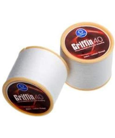 Griffin 40 TKT Cotton Eyebrow Thread - 2 Spools X 300m for Facial Hair Removal - Buy Online on GoSupps.com