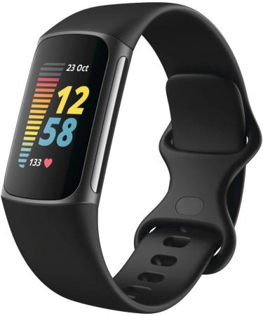 Fitbit Charge 5 Advanced Fitness Tracker with GPS, Heart Rate, Sleep & Health Tracker - Power Bundle | Graphite Stainless Steel - Buy Online on GoSupps.com