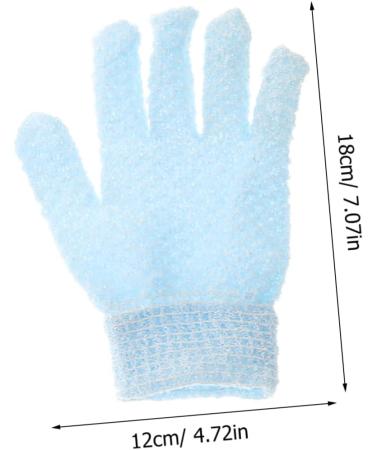 EXCEART 2 Pairs Exfoliating Scrub Gloves Set - Bathing & Shower Mitts for Women | Spa Quality Skin Care - Buy Online on GoSupps.com