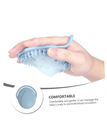 Healvian Silicone Shower Brush Set for Babies and Kids - Baby Bath Brush, Newborn Shampoo Brush, Face Scrubber, and Body Scrubbers - Buy Online on GoSupps.com