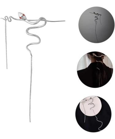 minkissy Accessory Hair Tassel Styling Metal Snake for Back Long Women with Girls Holder Pin Dangle Vintage Tool Stick - Buy Online on GoSupps.com