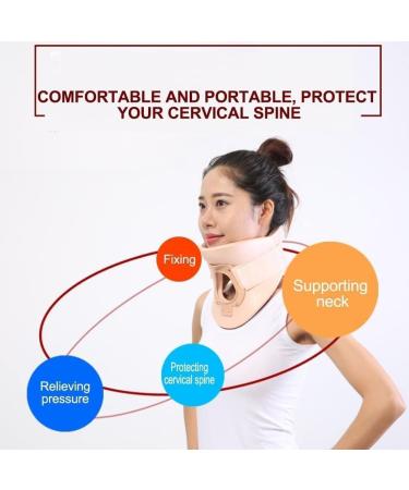 ININOSNP Neck Support Cervical Collar - Polymer Foam Neck Traction & Sleeping Massage for Men & Women - Adjustable Comfort (15cm) - Buy Online on GoSupps.com