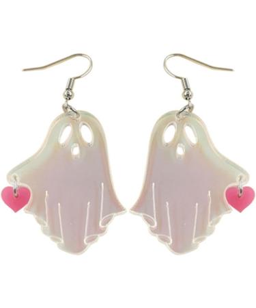 Feyley Acrylic Halloween Spectre Earrings | Rainbow Glow Party Jewelry for Women & Girls - Buy Online on GoSupps.com