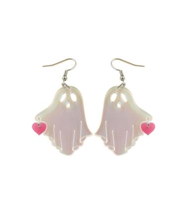 Feyley earring acrylic halloween spectre earrings fantasy rainbow effect night glow Specter earrings funny party gift women girls jewelry