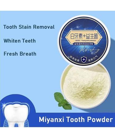 Miyanxi Tooth Powder Probiotics Swift White Tooth Powder Miyanxi Teeth Whitening Effectively Remove Coffee Stains Smoking Fresh Breath (Color : 2) - Buy Online on GoSupps.com