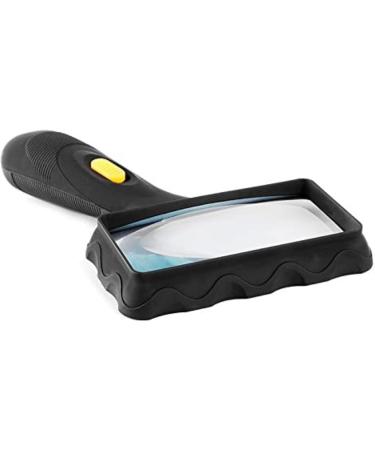 Professional Oversized Rectangular 2X Ultra Bright Rectangular Handheld LED Magnifier Reading Lens for Seniors Low Vision Books Magazines Newspapers Maps and More Full of Stars - Buy Online on GoSupps.com