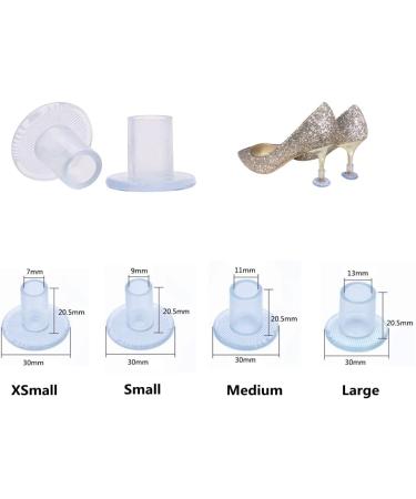 AHCUTE 16 Pairs High Heel Stoppers | Clear Heel Protectors for Women Walking on Grass | 4 Sizes - Wedding & Events - Buy Online on GoSupps.com