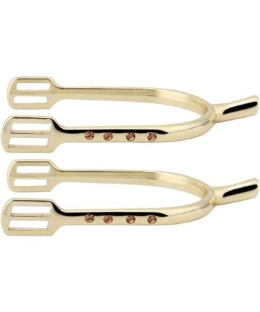 Buy Excessed Spores Zinklegung Narrow Spurs - Stylish Gold English Spurs for Women | International Shipping Available - Buy Online on GoSupps.com