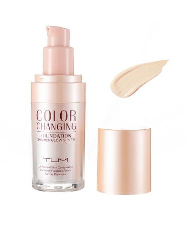 Colour Changing Liquid Hides WrinklesLines Makeup Base Concealer Cover Moisturizing Non-Greasy Long Lasting Colour Changing Liquid Tool Gold