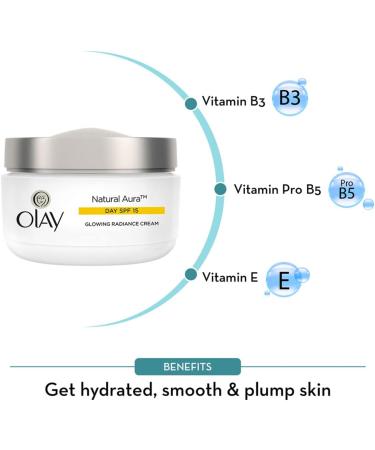 Olay Natural White Glowing Fairness Cream Day SPF 24 50g - Buy Online on GoSupps.com