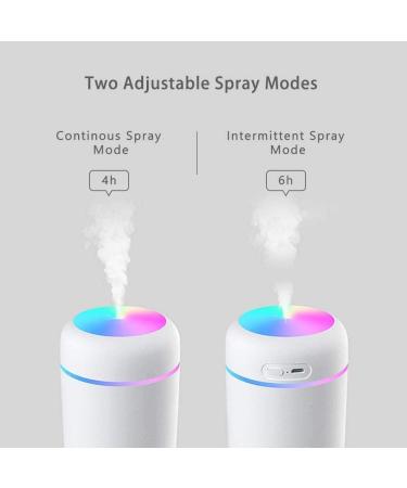 AISHNA Colorful Mini USB Cool Mist Humidifier with Essential Oil Diffuser - 2 Adjustable Mist Modes, Super Quiet for Car, Office, Bedroom - Navy - Buy Online on GoSupps.com