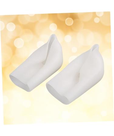 FRCOLOR Silicone Heel Guards - Height Increase Inserts & Cushions - Medium White Shoe Lifts - Buy Online on GoSupps.com