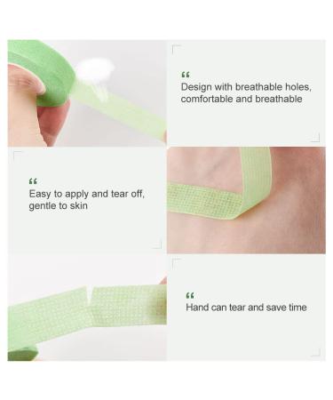 Lunamoon Eyelash Extension Tape - 10 Rolls Micropore Lash Tape for Isolation (Green 12) - Ideal for Professional Lash Artists - Buy Online on GoSupps.com