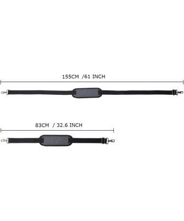 Jakago 60 Adjustable Shoulder Strap for Bags - Ventilated Non-Slip Cushion 4.5cm Wide Up to 155cm Long (Gray) - International Shipping Available - Buy Online on GoSupps.com