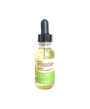Jindilli Pure Macadamia Oil for Hair and Skin - Cold-Pressed, All-Natural, Vegan, Non-GMO, Hexane-Free - 1 fl oz - Moisturizing and Nourishing - Buy Online on GoSupps.com