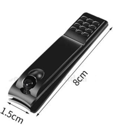 HCHGJKN Nail Clippers Nail Clippers For Adults/stainless Steel Black Nail Clippers 1.5 * 8cm Stainless Steel Multifunctional Nails - Buy Online on GoSupps.com