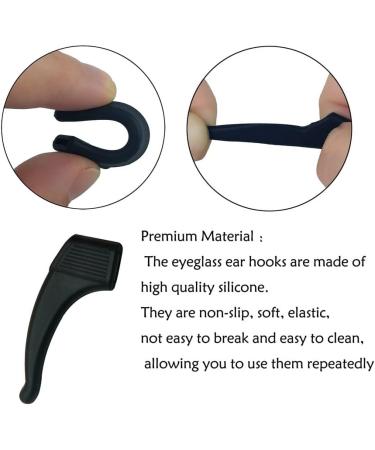 Anti-Slip Glasses Ear Hook - Black & White for Secure Fit | Shop Now! - Buy Online on GoSupps.com